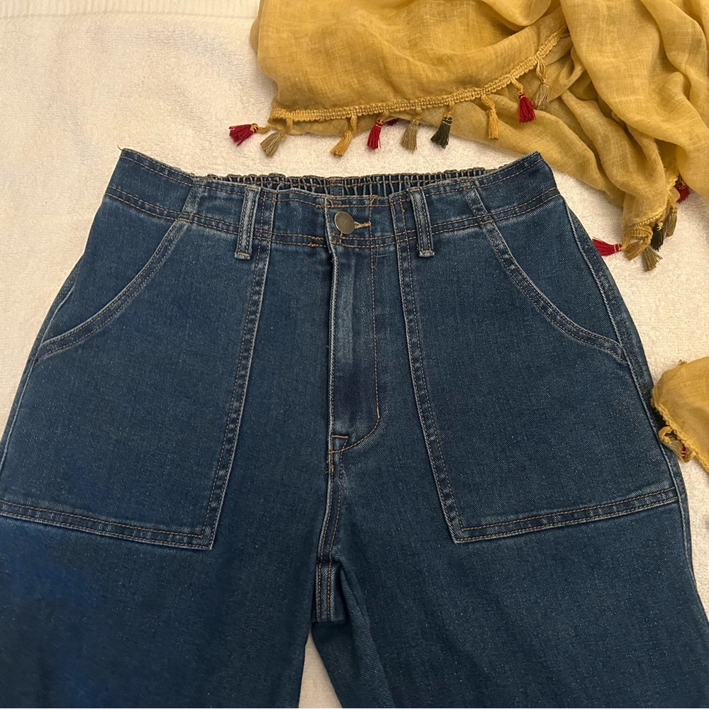 Denim Jean with Elastic Waistband